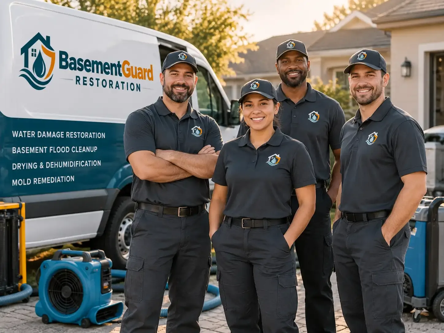 Basement Water Damage Restoration company in Stem, NC